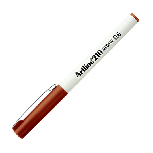 Artline 210N Keçe Uçlu Yazı Kalemi 0.6mm Kahverengi