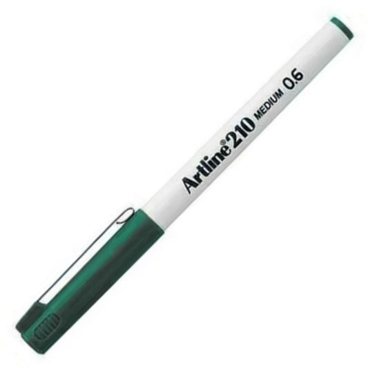 Artline 210N Keçe Uçlu Yazı Kalemi 0.6mm Koyu Yeşil