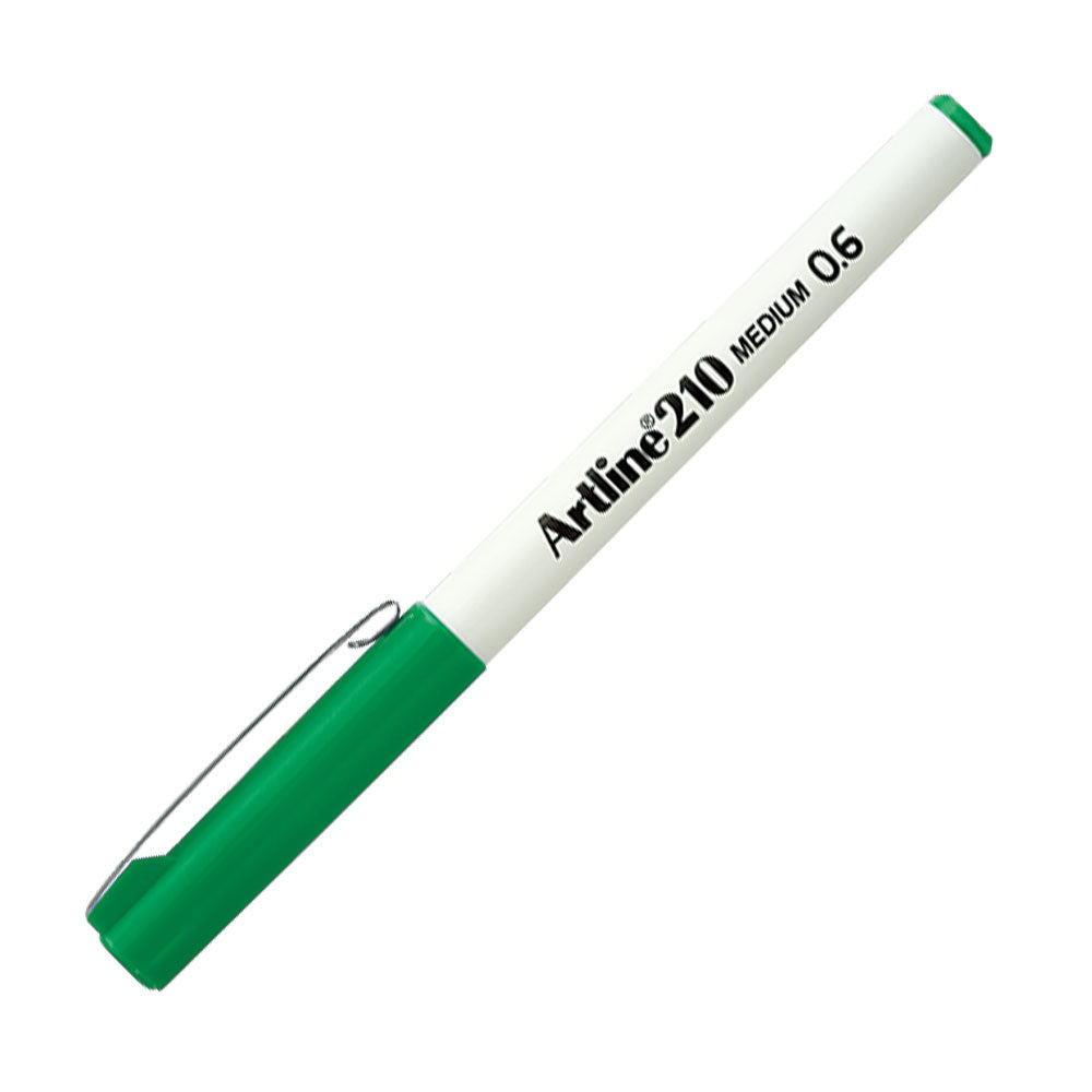 Artline 210N Keçe Uçlu Yazı Kalemi 0.6mm Yeşil