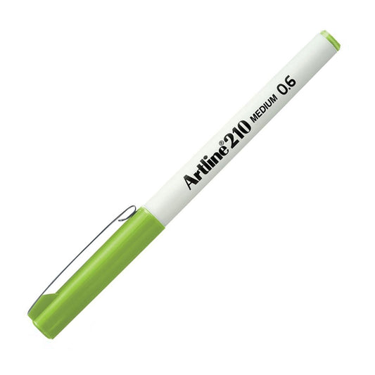 Artline 210N Keçe Uçlu Yazı Kalemi 0.6mm Sarımsı Yeşil