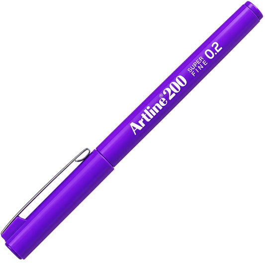 Artline 220N Super Fine İnce Keçe Uçlu Yazı Kalemi 0.2mm Magenta