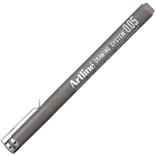 Artline Drawing System 0.05 Çizim Kalemi Uç:0,05mm Grey
