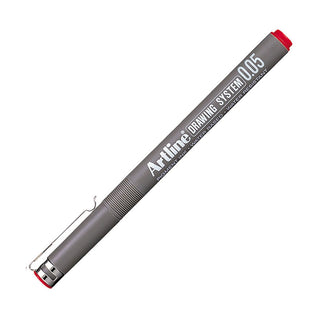 Artline Drawing System 0.05mm Kırmızı Teknik Çizim Kalemi