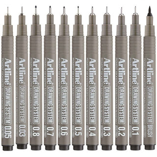 Artline Drawing System Çizim Kalemi Seti Karışık Dereceler (11 Adet)
