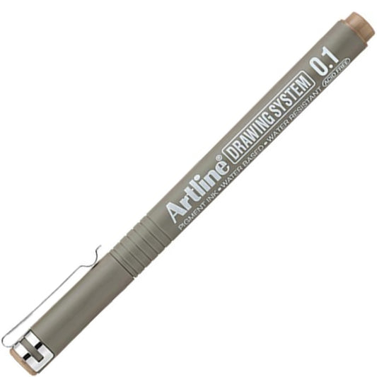 Artline Drawing System 0.1 Çizim Kalemi Uç:0,1mm Pale Brown