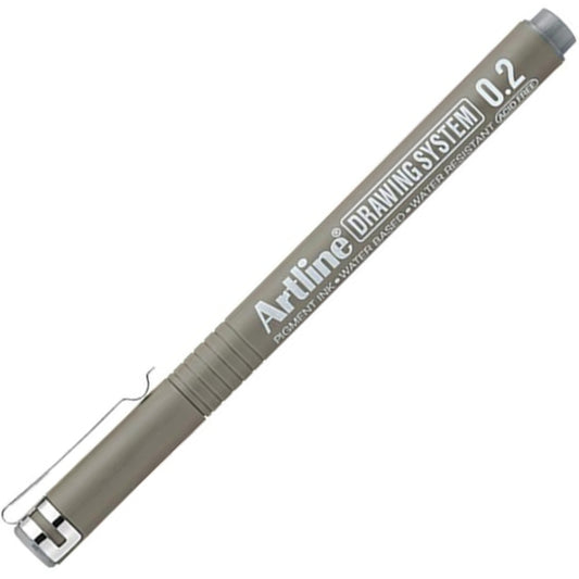 Artline Drawing System 0.2 Çizim Kalemi Uç:0,2mm Grey