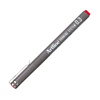 Artline Drawing System 0.3mm Kırmızı Teknik Çizim Kalemi