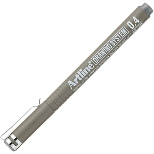 Artline Drawing System 0.4 Çizim Kalemi Uç:0,4mm Grey