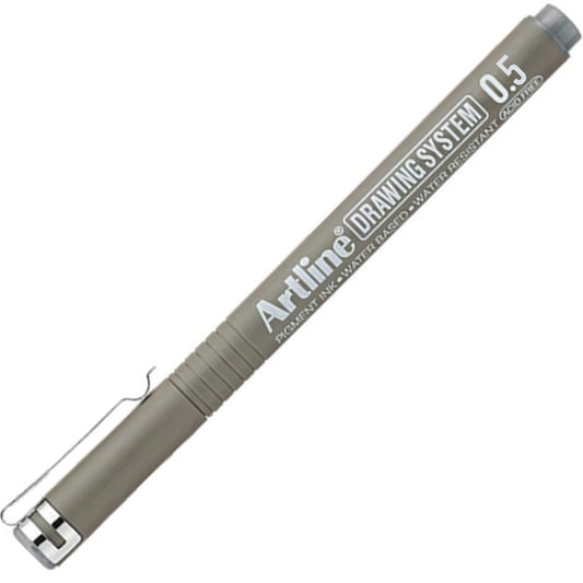 Artline Drawing System 0.5 Çizim Kalemi Uç:0,5mm Grey