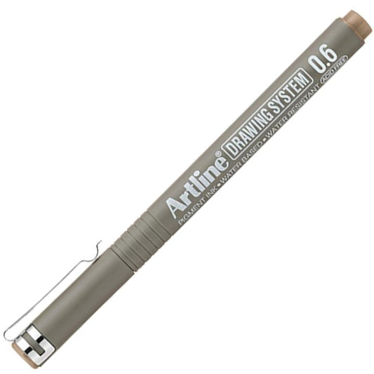 Artline Drawing System 0.6 Çizim Kalemi Uç:0,6mm Pale Brown