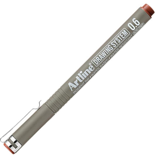 Artline Drawing System 0.6 Çizim Kalemi Uç:0,6mm Sepia