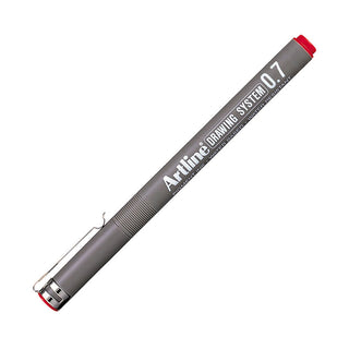 Artline Drawing System 0.7mm Kırmızı Teknik Çizim Kalemi