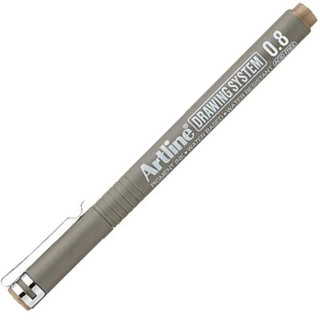 Artline Drawing System 0.8 Çizim Kalemi Uç:0,8mm Pale Brown