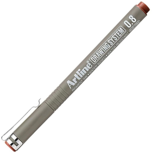 Artline Drawing System 0.8 Çizim Kalemi Uç:0,8mm Sepia