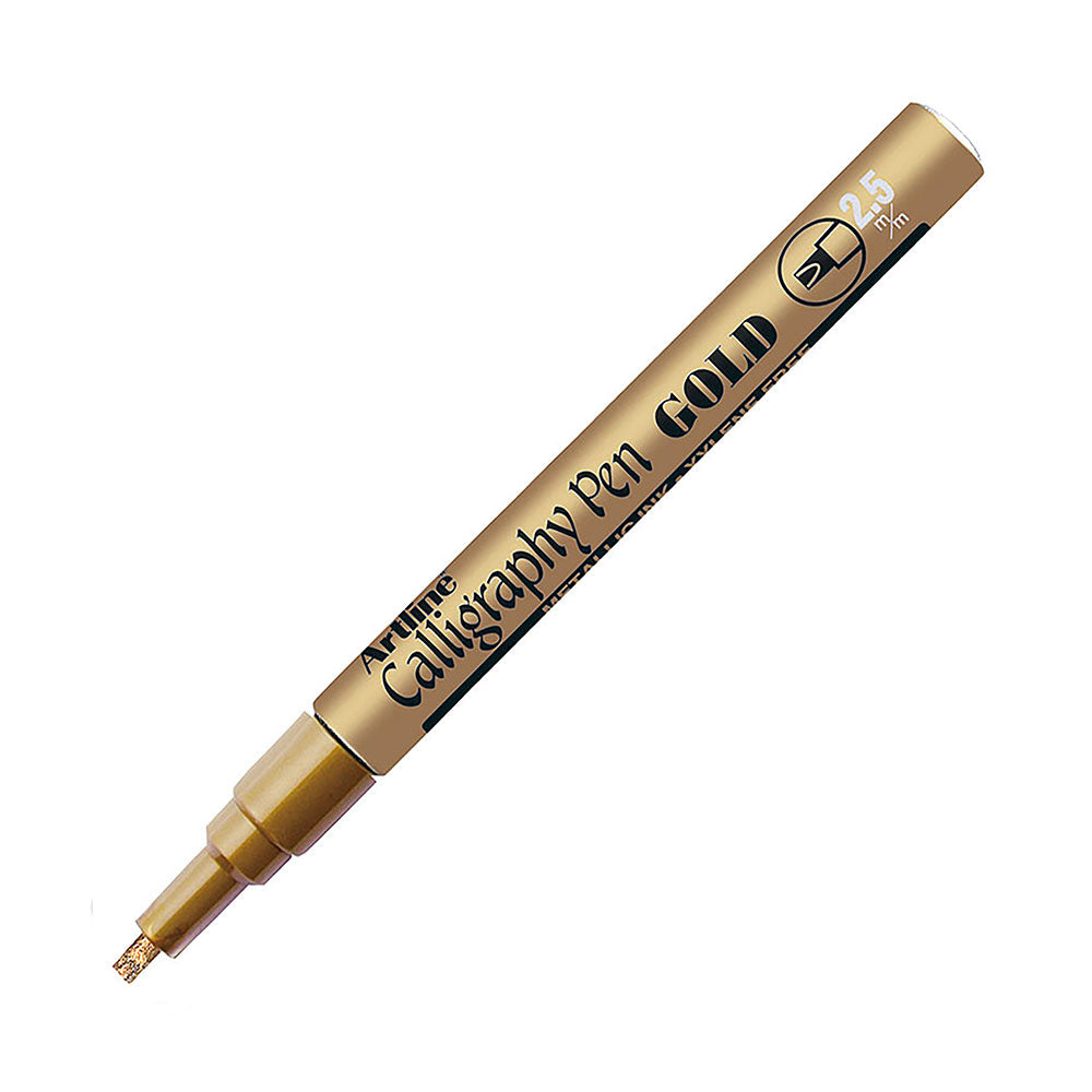 Artline 993XF Gold Metalik Kaligrafi Markörü 2.5mm Altın