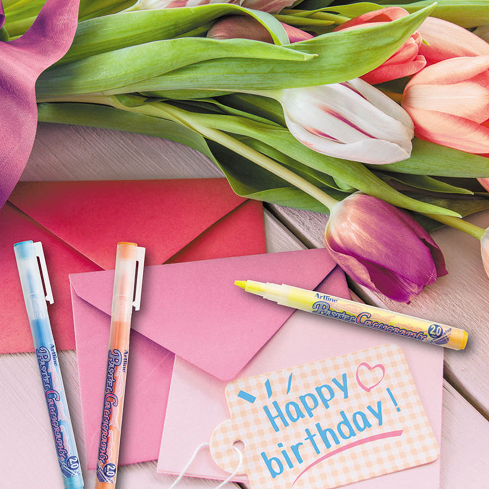 Artline Pastel Calligraphy 2.0 Kaligrafi Kalemi 2.0mm Fıstık Yeşili