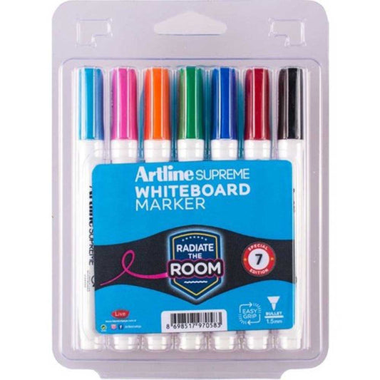 Artline Supreme Beyaz Tahta Markörü 1.5mm 7'li Set