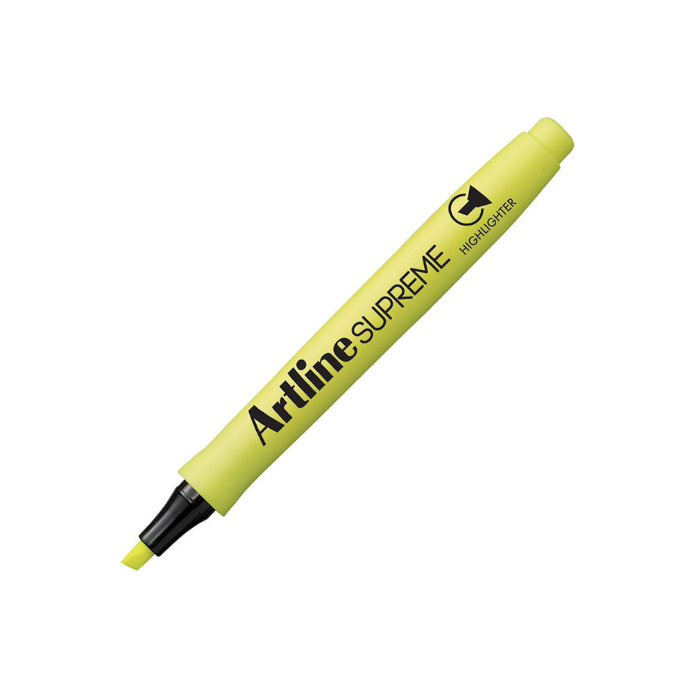Artline Supreme Fosforlu Kalem Kesik Uç 4.0mm Sarı