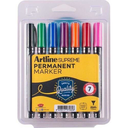 Artline Supreme Permanent Markör Seti 1.0mm (7renk)