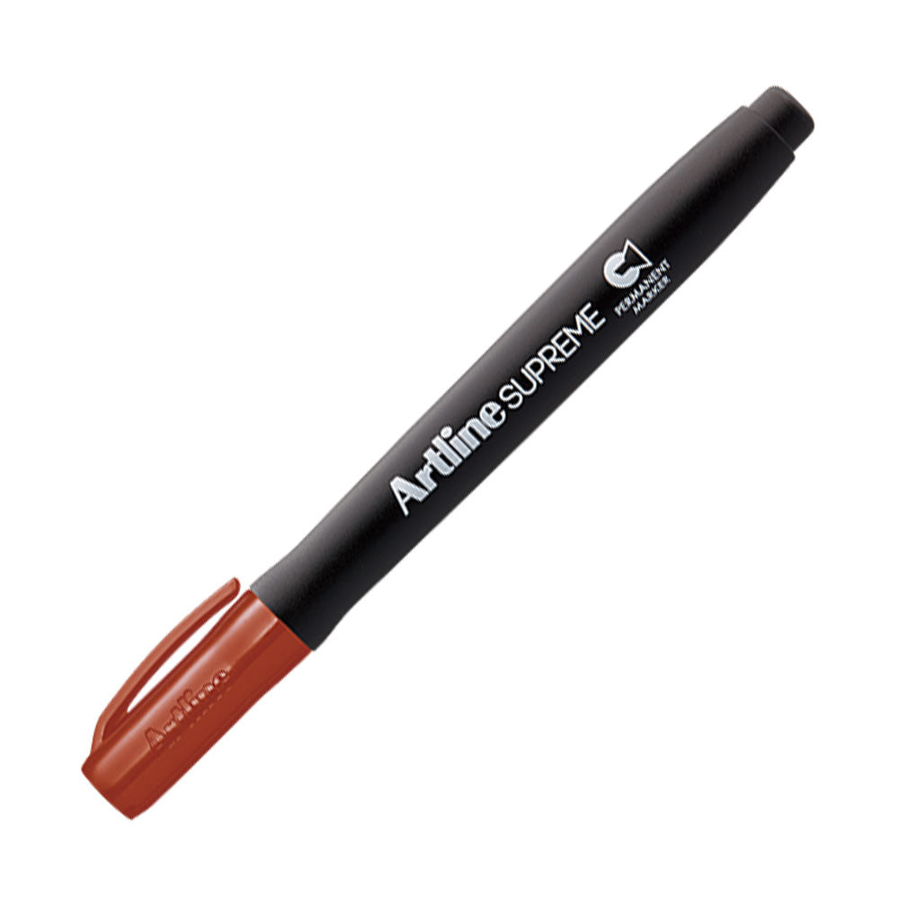 Artline Supreme Kesik Uçlu Permanent Markör 1.0-4.0mm Kahverengi