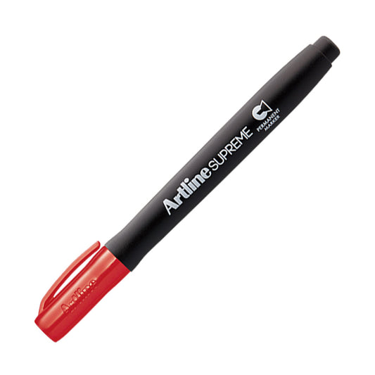 Artline Supreme Kesik Uçlu Permanent Markör 1.0-4.0mm Kırmızı