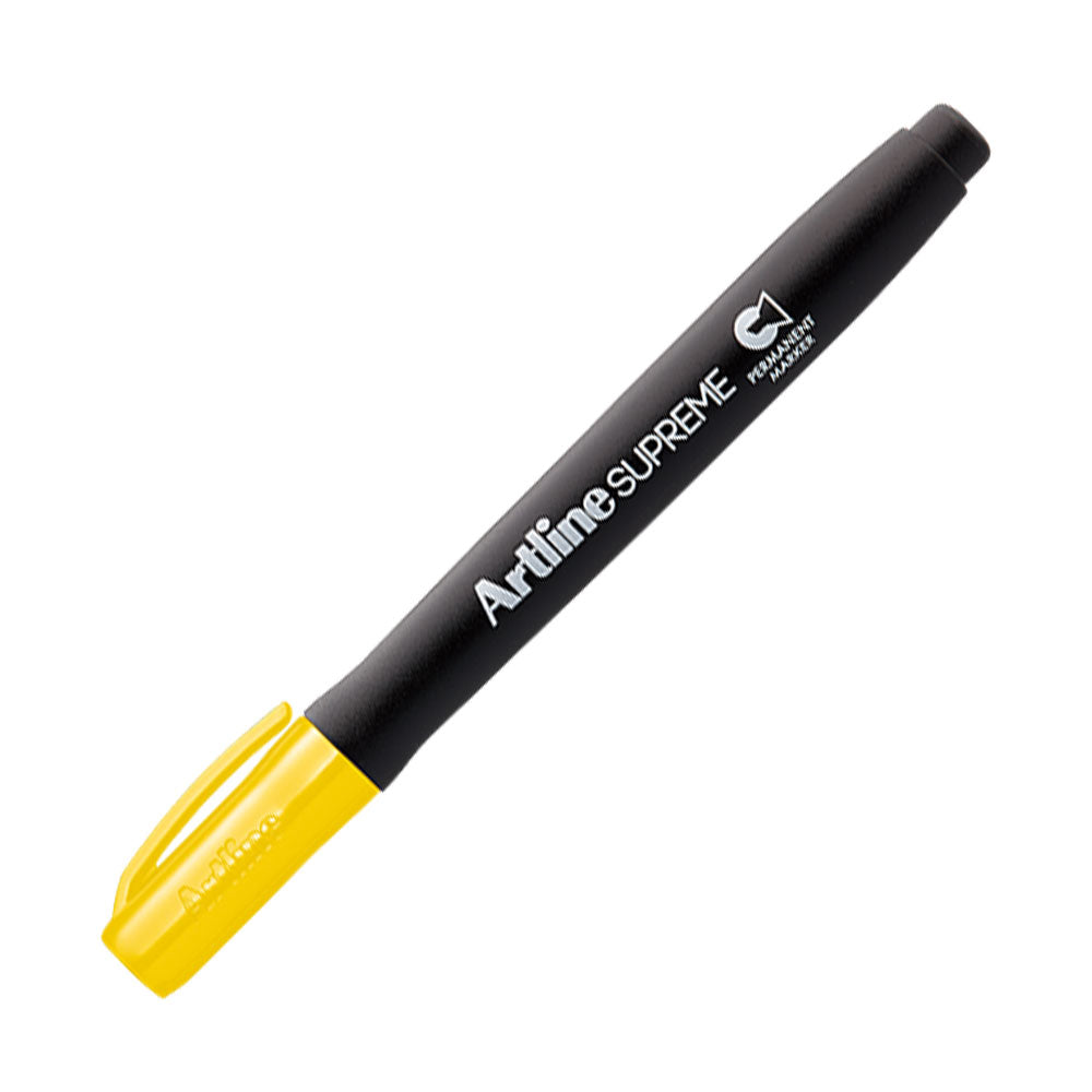 Artline Supreme Kesik Uçlu Permanent Markör 1.0-4.0mm Sarı