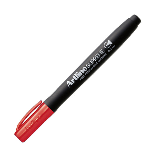 Artline Supreme İnce Uçlu Permanent Markör 0.4mm Kırmızı