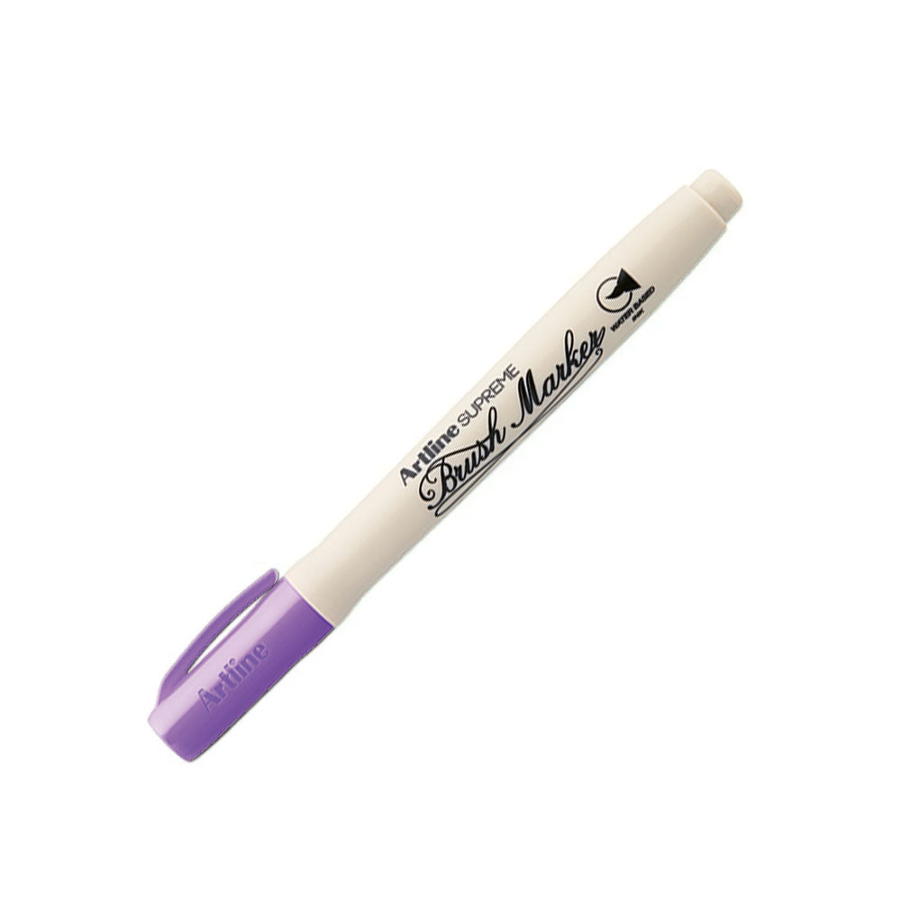 Artline Supreme Brush Marker Esnek Fırça Uçlu Kalem Parlak Mor
