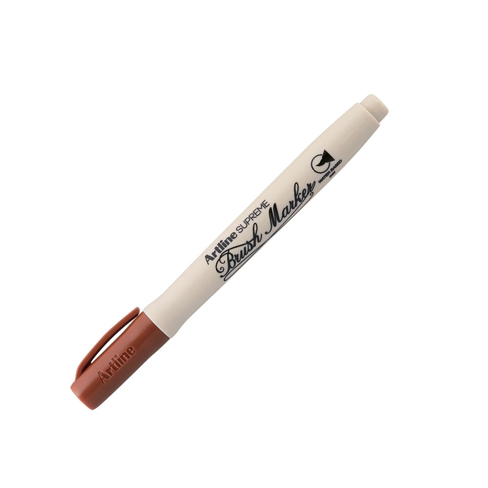 Artline Supreme Brush Marker Esnek Fırça Uçlu Kalem Kahverengi