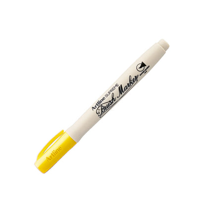 Artline Supreme Brush Marker Esnek Fırça Uçlu Kalem Fosforlu Sarı