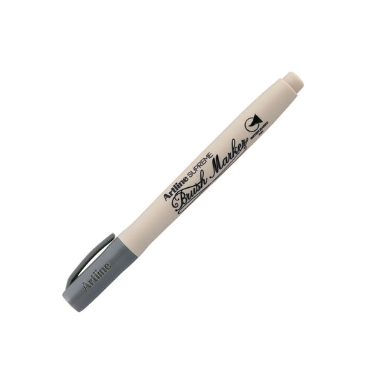 Artline Supreme Brush Marker Esnek Fırça Uçlu Kalem Gri