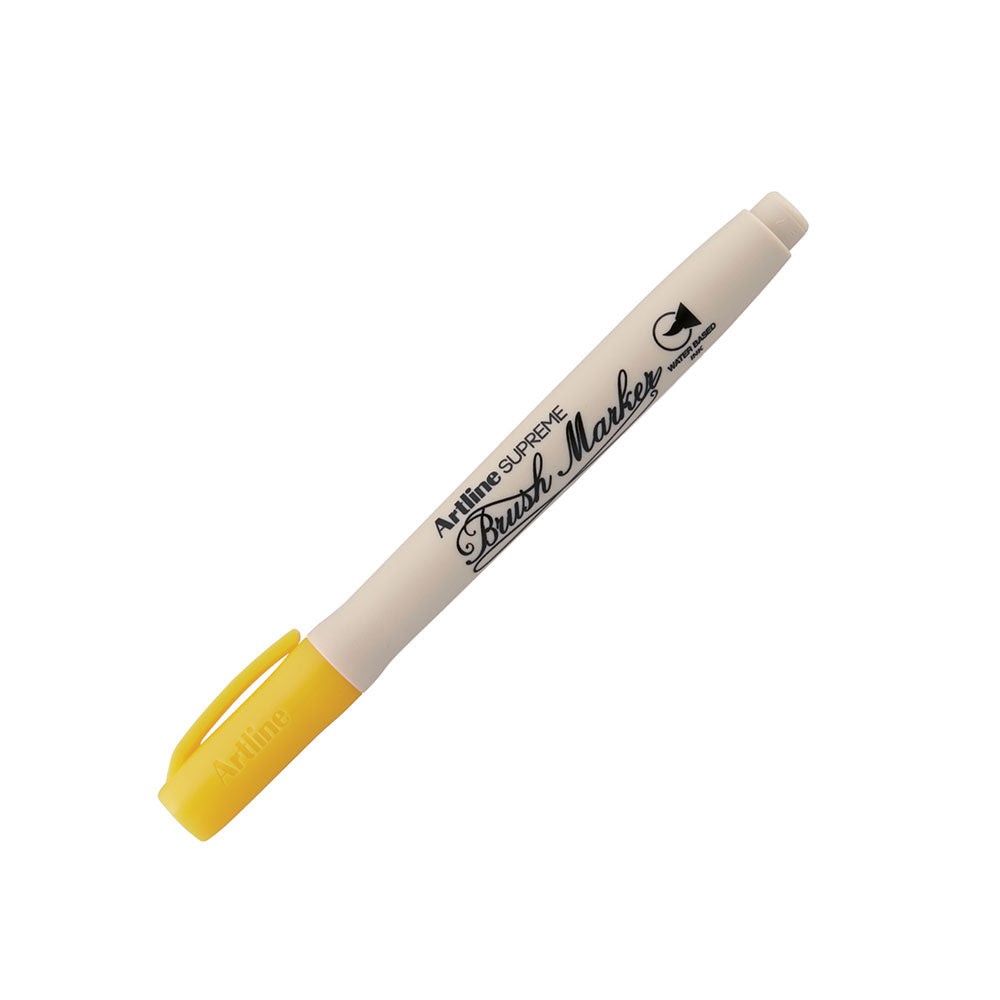 Artline Supreme Brush Marker Esnek Fırça Uçlu Kalem Sarı