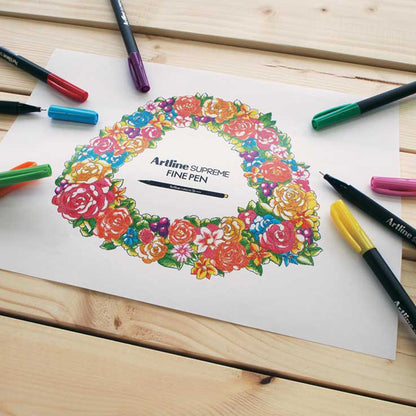 Artline Supreme Fine Keçe Uçlu Kalem 0.4mm Pembe