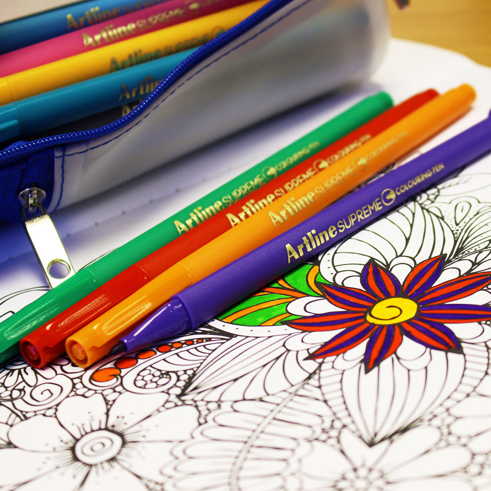 Artline Supreme Coloring Keçe Uçlu Kalem 0.6mm Açık Sarı