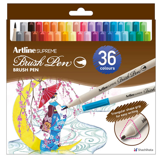 Artline Supreme Brush Fırça Uçlu Kalem Seti 36 renk