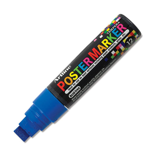 Artline Poster Markörü 12mm Mavi