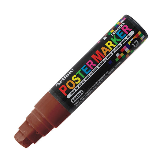 Artline Poster Markörü 12mm Kahverengi