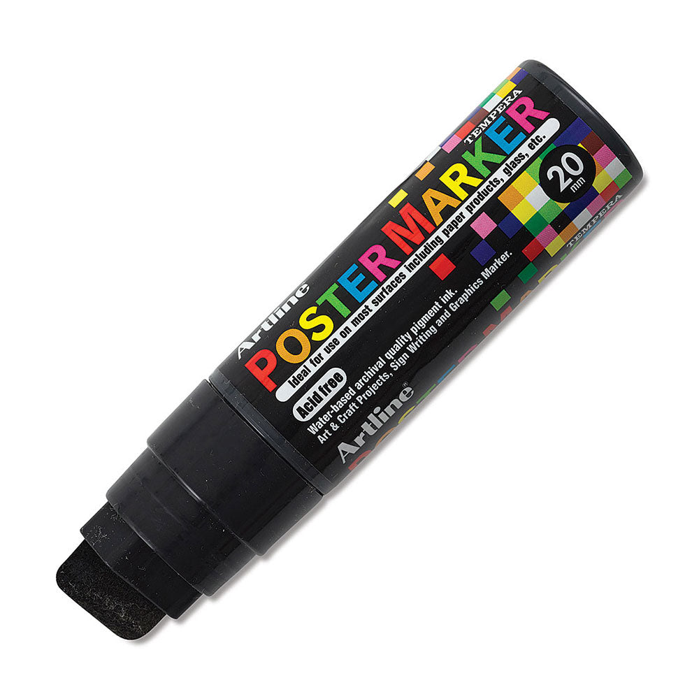 Artline Poster Markörü 20mm Siyah
