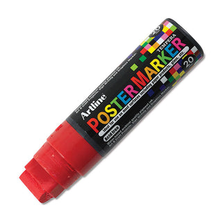 Artline Poster Markörü 20mm Kırmızı