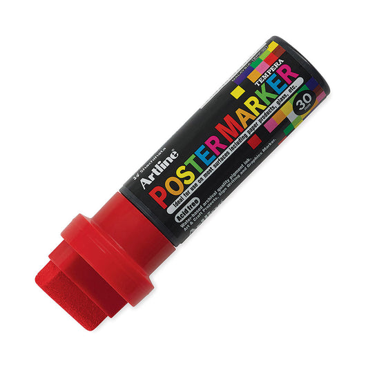 Artline Poster Markörü 30mm Kırmızı