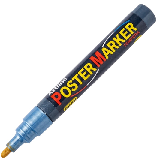 Artline Poster Markörü 4mm Metalik Mavi