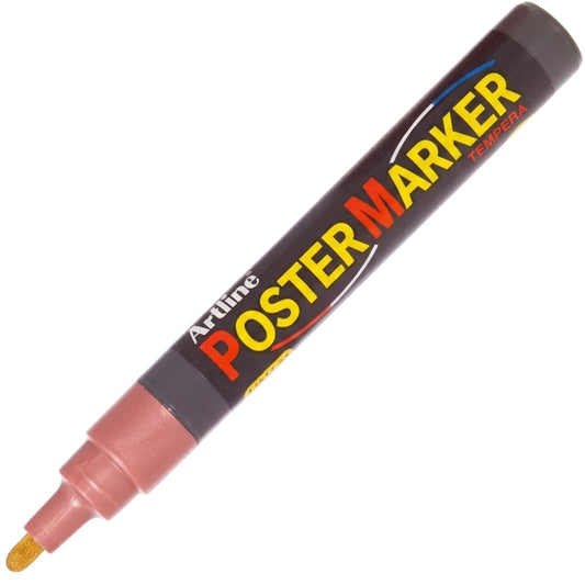 Artline Poster Markörü 4mm Metalik Kırmızı