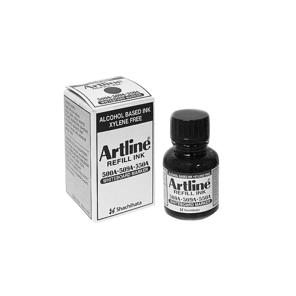 Artline Beyaz Tahta Markörleri İçin Yedek Mürekkep 20ml Siyah