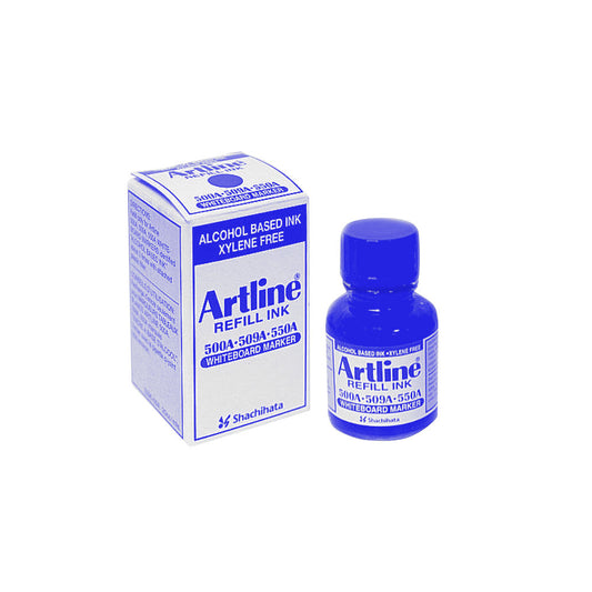 Artline Beyaz Tahta Markörleri İçin Yedek Mürekkep 20ml Mavi