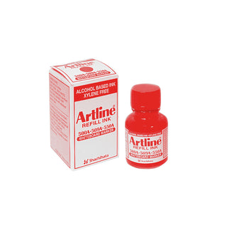 Artline Beyaz Tahta Markörleri İçin Yedek Mürekkep 20ml Kırmızı