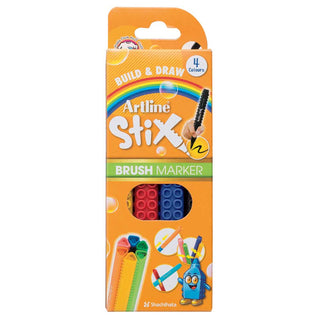 Artline Stix Brush Marker Esnek Uçlu Keçeli Kalem Seti 4 renk