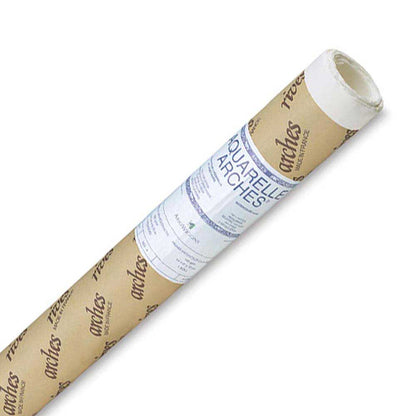 Arches Watercolour Natural White 185gr Rough 185gr 113x914cm Rulo