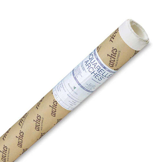 Arches Watercolour Natural White 185gr Rough 185gr 113x914cm Rulo