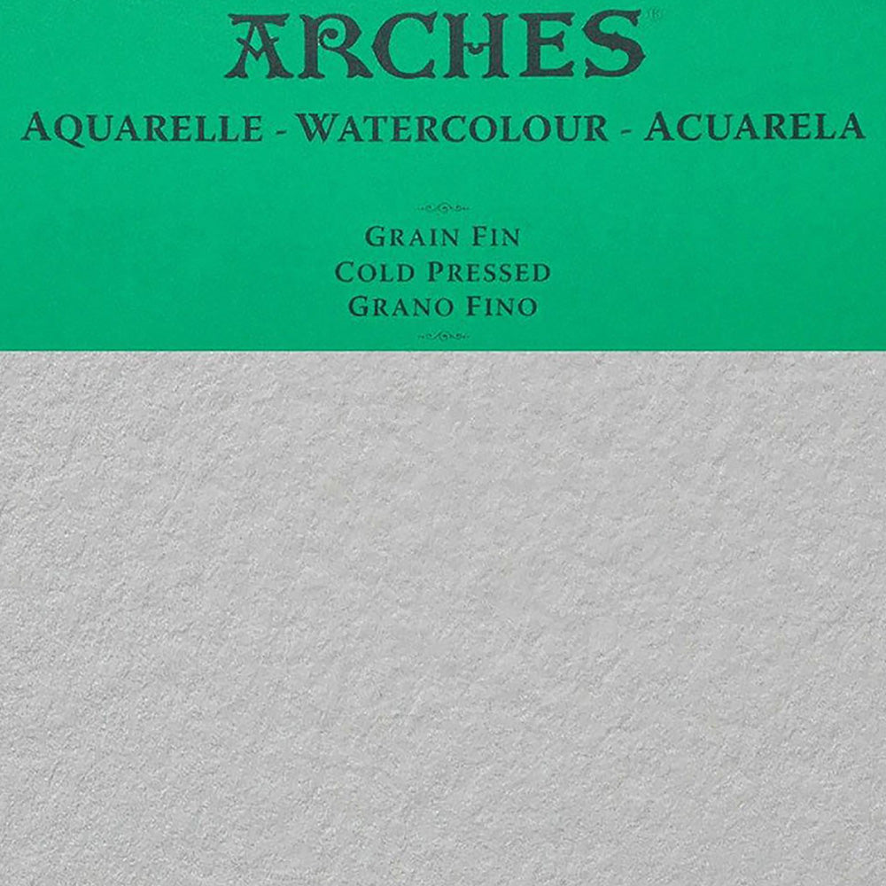 Arches Watercolour Natural White 185gr Cold Pressed 113x914cm Rulo