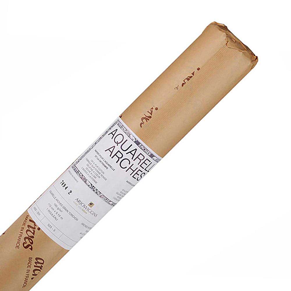 Arches Watercolour Natural White 356gr Rough Rulo (130x914cm) (Kalın Doku)